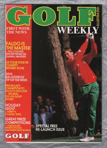 Golf Weekly - Re-Launch Issue - June 15 1989 - `Faldo Is The Masters` - New York Times Publication